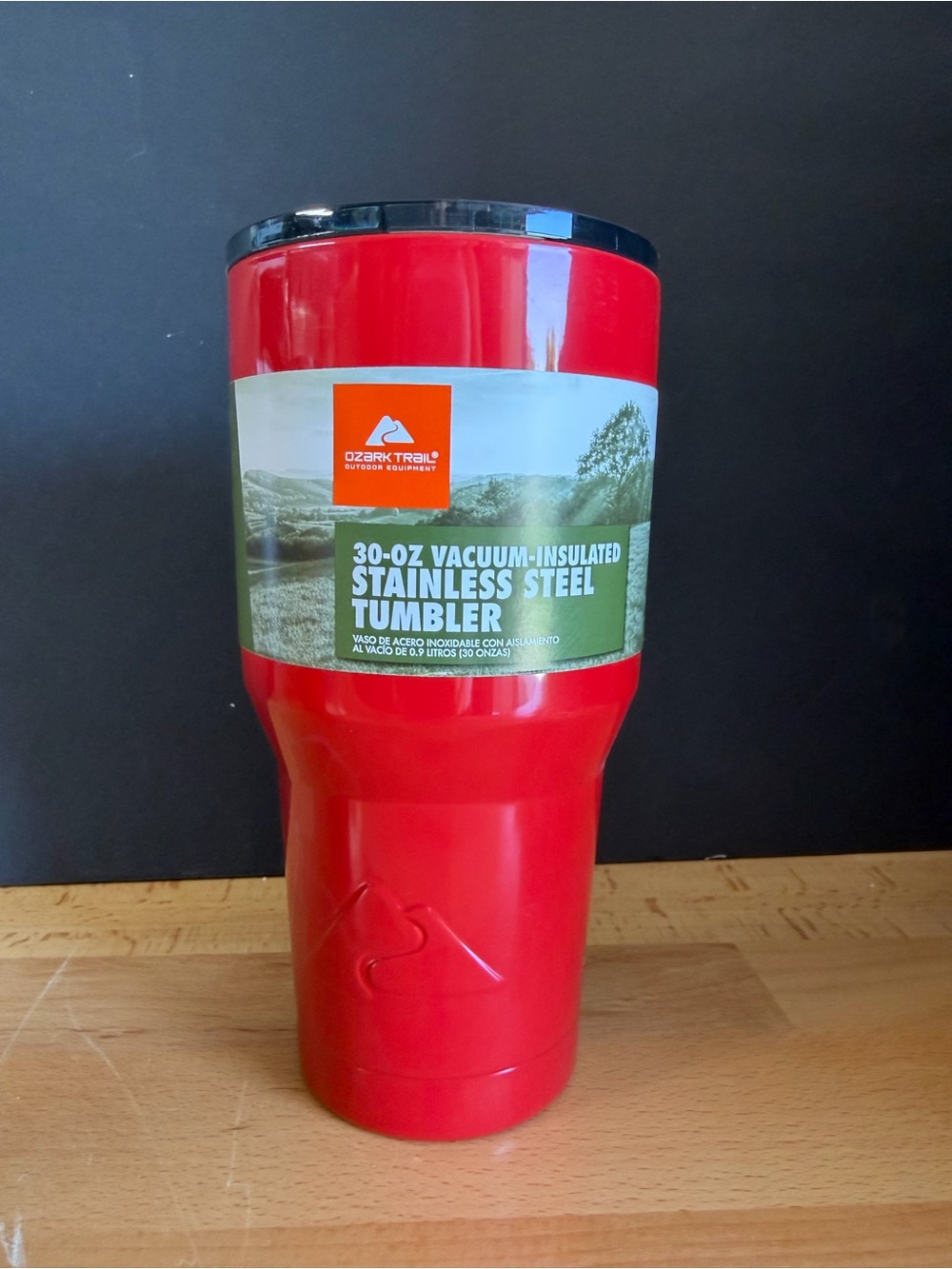 Ozark Trail Red Stainless Steel Travel Tumbler